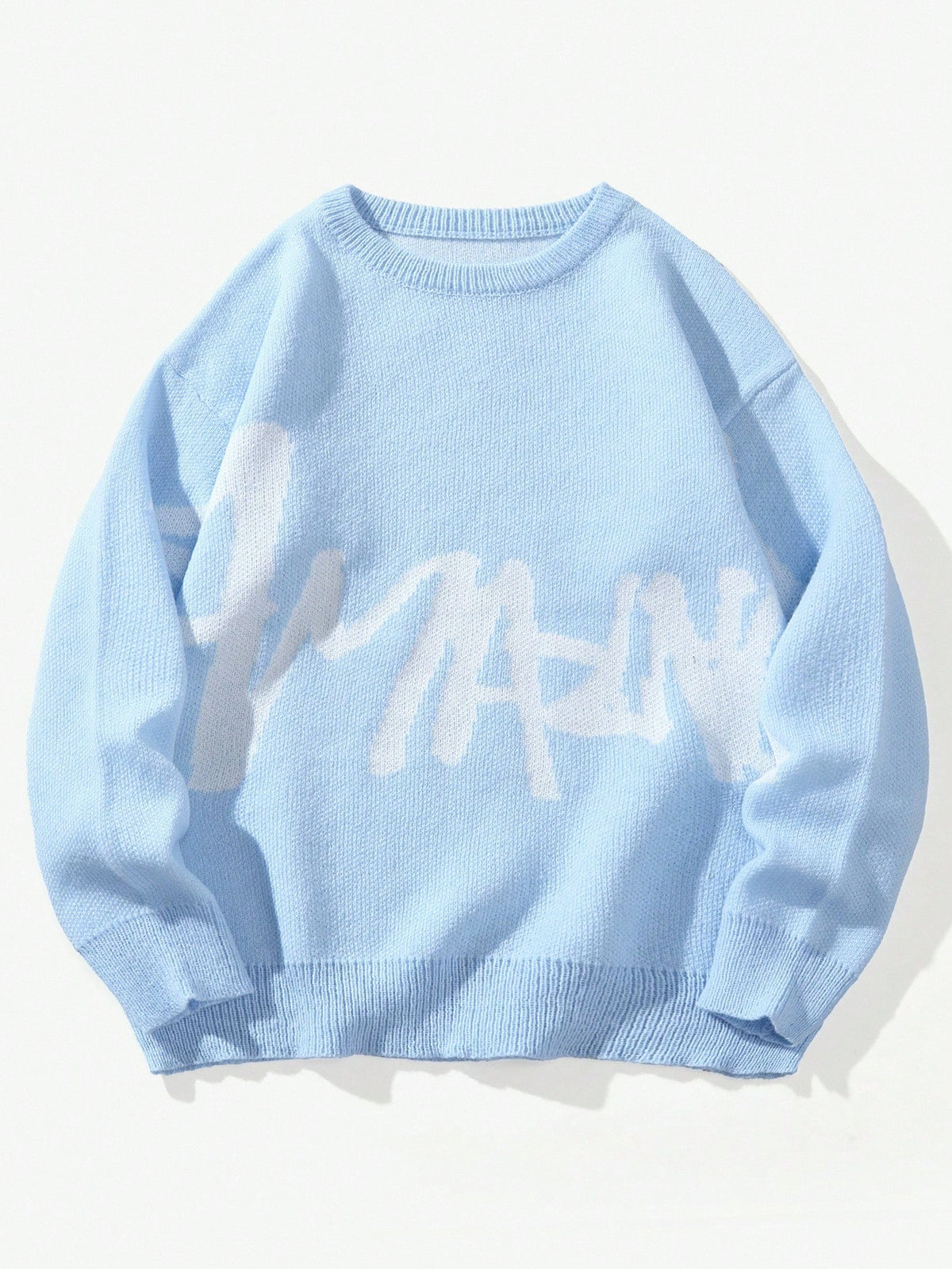 Manfinity Hypemode Men'S Casual College Style Crew Neck Long Sleeve Sweater, Fall/Winter