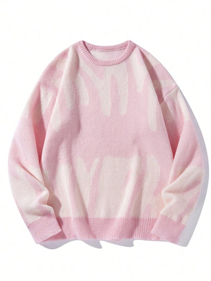 Manfinity Hypemode Men'S round Neck Long Sleeve Sweater, Fall/Winter