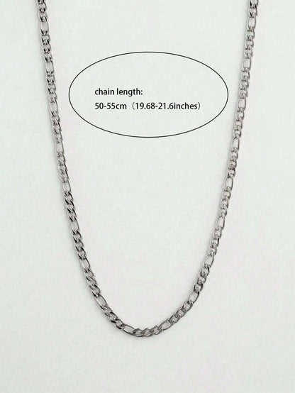 Stainless Steel NK Chain Men'S Necklace Women'S Hiphop European and American Style Necklace