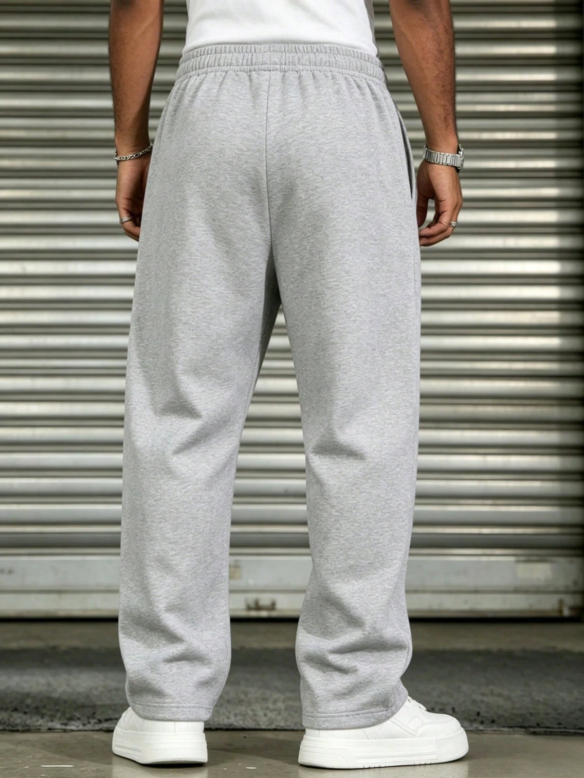 Father'S Day Gift Men'S Solid Color Minimalist Versatile Knit Pants, Suitable for Sports and Casual Wear, Fashionable and Versatile Fall