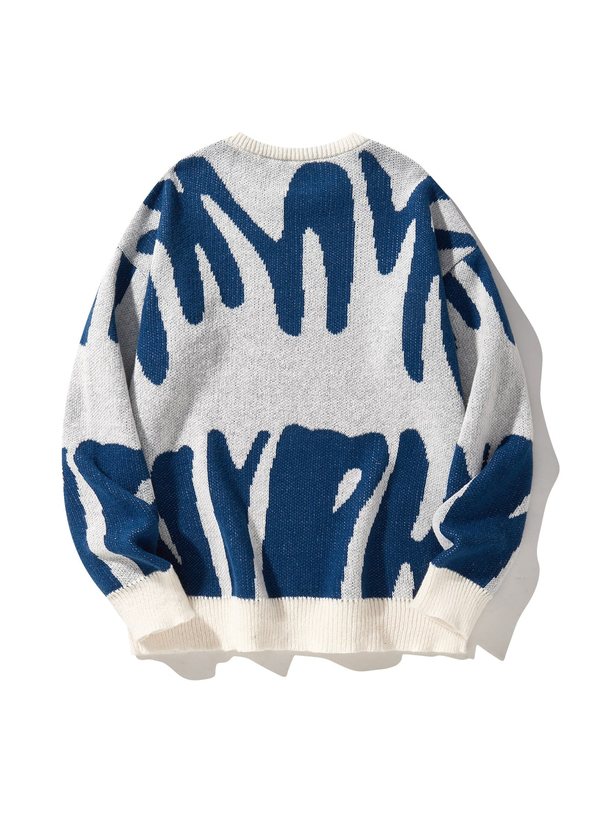 Manfinity Hypemode Men Graphic Pattern Sweater , Fall Winter, Long Sleeve Top
